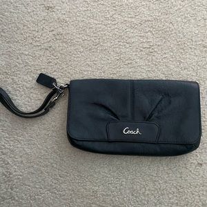 Coach Leather wristlet